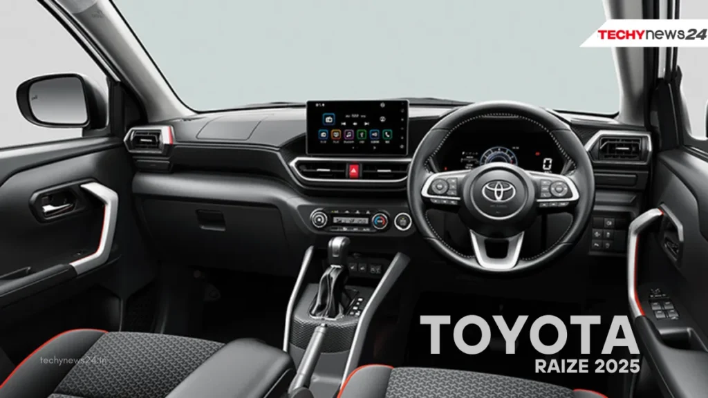 Toyota Raize 2025 Interior – Modern, Spacious & Smart